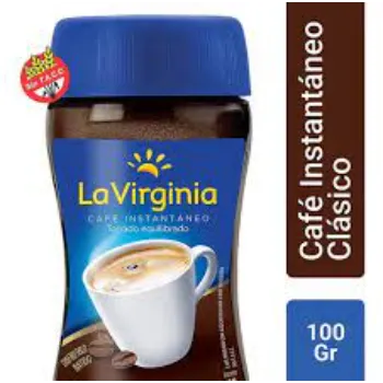 Cafe Instantaneo La Virginia Clasico Frasco 100g