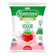 Yogur Bebible Descremado La Serenísima Frutilla 900 gr